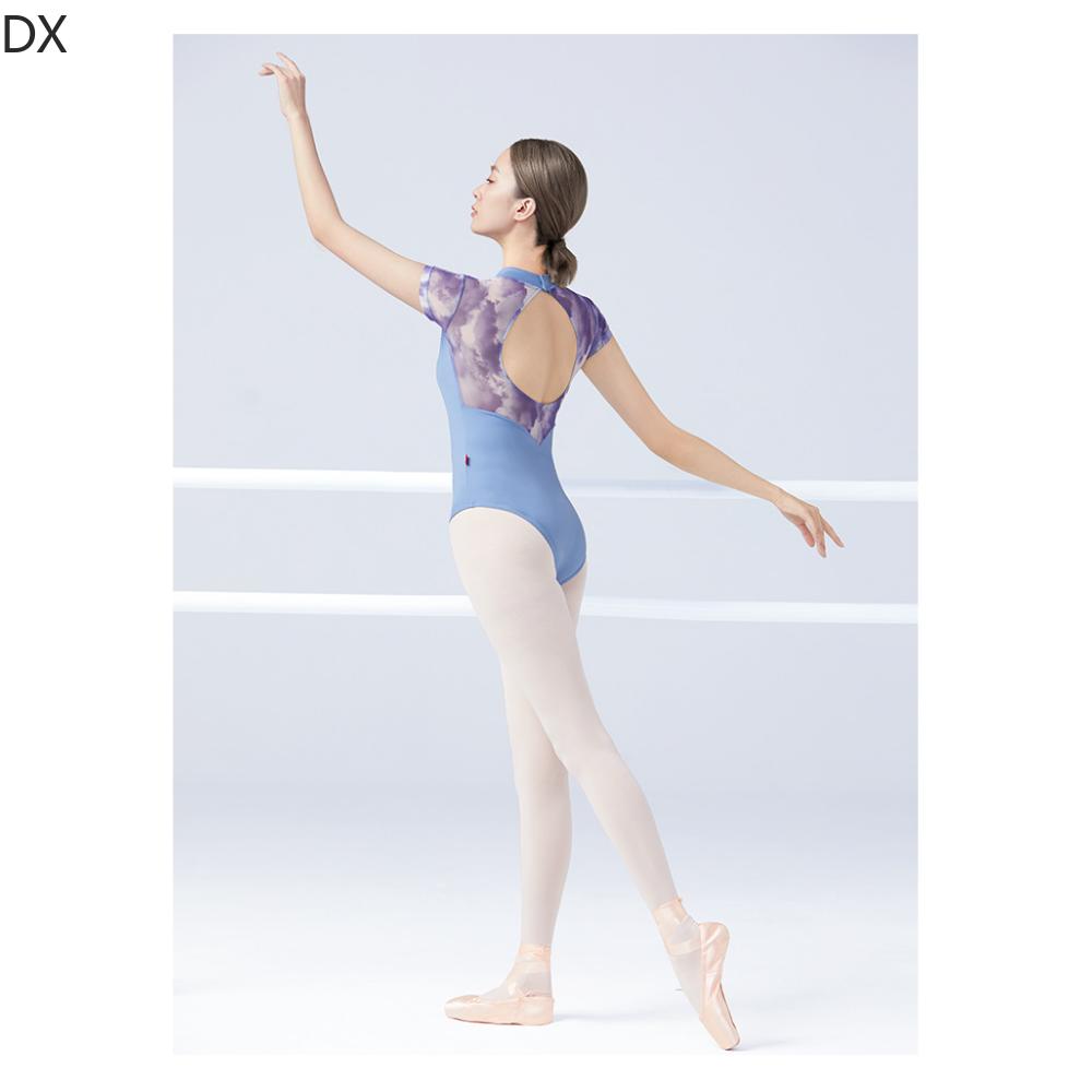 DX- Art Dance training suit, short sleeved tie dye body suit, Basic training suit