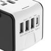 Universal Travel Adapter Portable Outlet Adapter 100V-250V AC 3 USB and 1 Type C Ports for for USA EU UK AU Cell Phone Laptop