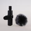 Wireless Collar Clip Microphone Windproof Outdoor Lapel Mic Furry Windscreen Muff For K1,K9 Lavalier Mic Windproof Cover