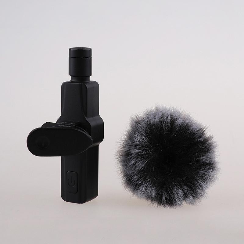 Wireless Collar Clip Microphone Windproof Outdoor Lapel Mic Furry Windscreen Muff For K1,K9 Lavalier Mic Windproof Cover