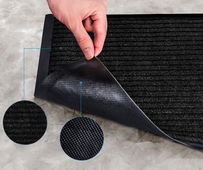 Entrance Doormat 90X150 Valeria Black