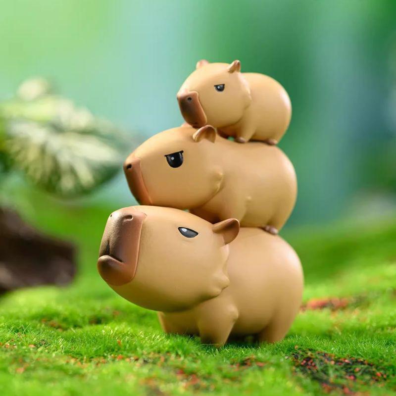 Capybara Series Blind Box Figures Cute Spot Animal Planet Kapibala Surprise Box Collectible Toys Birthday Year Gifts