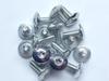 10-20pcs Big Flat Round Head Inner Hexagon Screw Bolt M6 6mm M6X16 Dark Silver for Motorcycle Scooter ATV Moped Plastic Cover