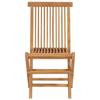 Chaises de jardin pliables - vidaXL - Bois de teck massif - Confortable et durable - Marron