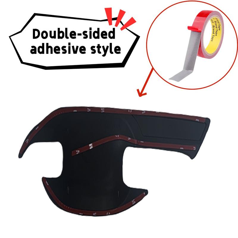 Car Upgrade Decoration Accessory Styling    2024 For ISUZU D-MAX DMAX 4X4 Door Handle Bowl Cover Trim Paste Style