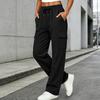 Cargo Sweatpants for Women Baggy Wide Leg High Waist Parachute Pants