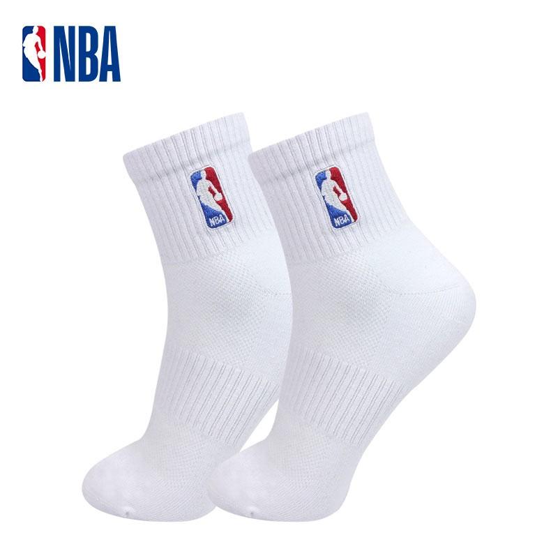 NBA Men's Socks, Odor-Resistant, Casual Spring And Summer Mesh Breathable Sweat-Absorbing Athletic Cotton Socks, 3 Pairs