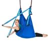 Zweifarbige nicht-elastische Aerial Yoga Hängematte mit 6 Griffen für Inversion und Fitness