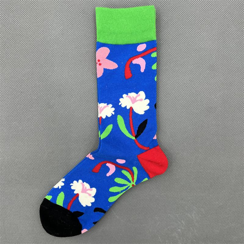 Happy Socks Women's Unisex Combed Cotton Sock Cherry Strawberry