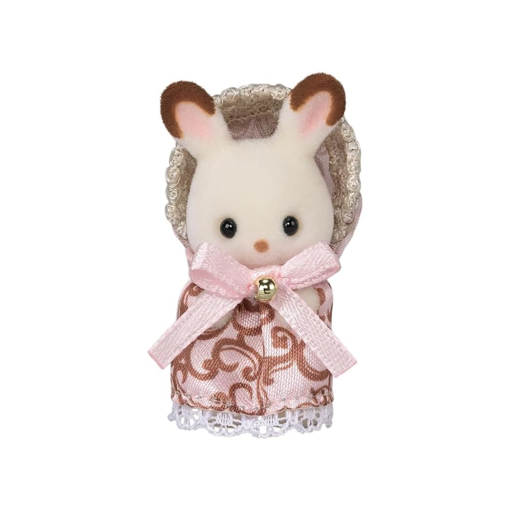 Sylvanian Families Chocolate Rabbit Family Anniversary Set Dollhouse Toy for Ages 3 and Up