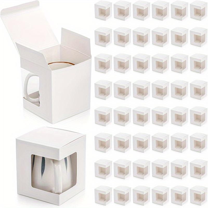 1set/ 20pcs Open Window Cupcake Box, Egg Tart Box, Muffin Box, Baking Dessert Packing Box, Cupcake Transparent Gift Box