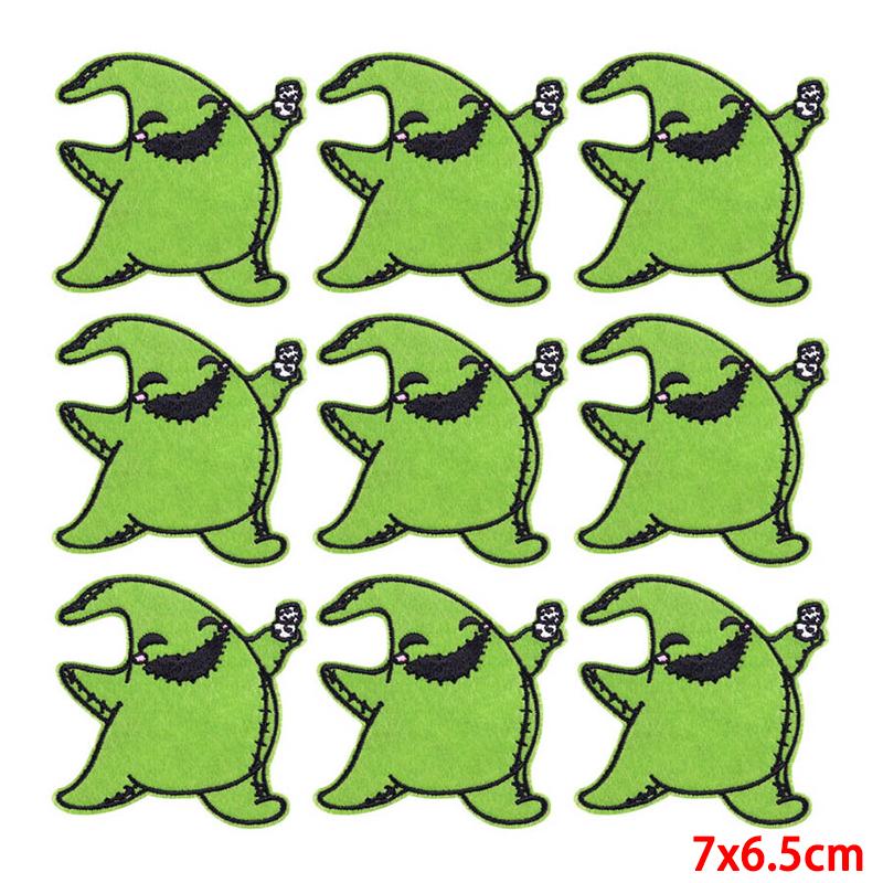 10 pezzi/lotto toppa da ricamo all'ingrosso termoadesiva sulle toppe per abbigliamento toppe su vestiti giacche decorazioni applique forniture per cucire