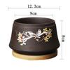Vaso da Fiori Succulente Sabbia Viola Applicata Vecchia Pila Vaso Ceramico Creativo Vaso Ceramico Traspirante Retrò Vaso per Piante Grasse