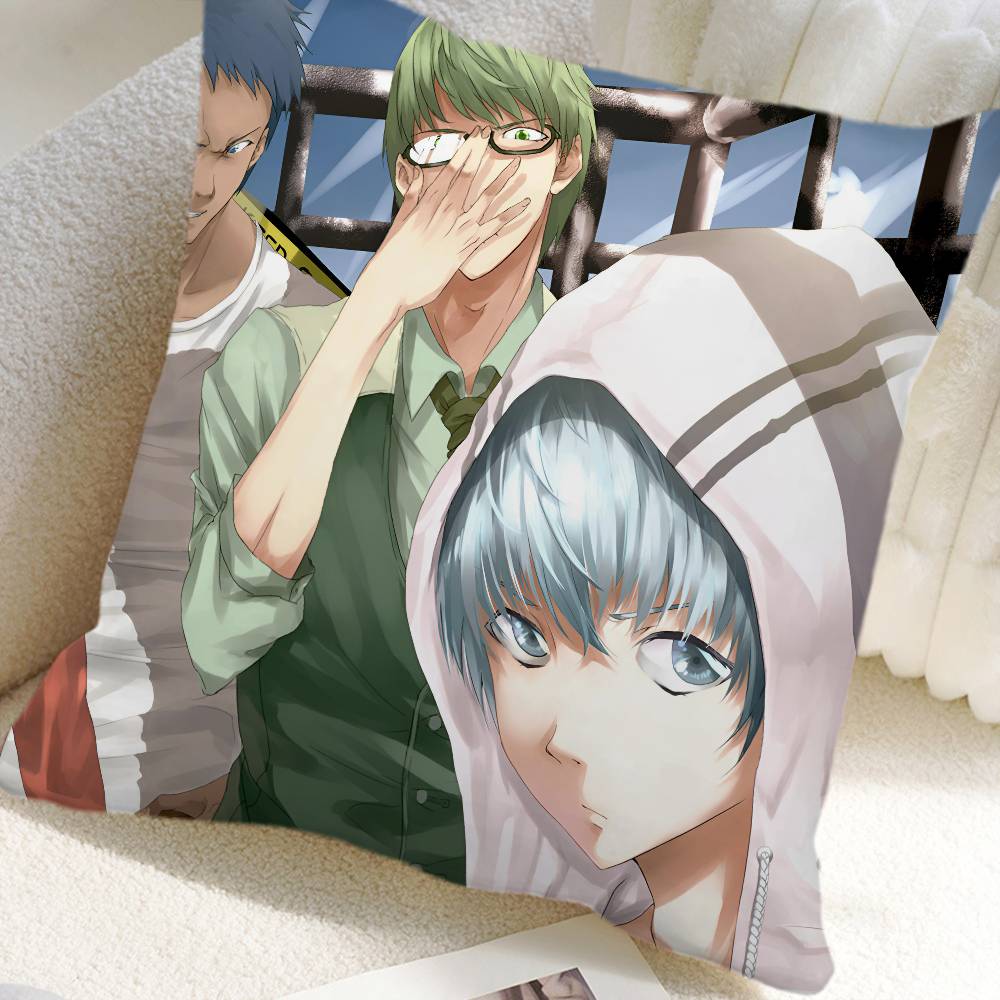 Sports Anime Kurokos Basketball Pillow Case Square Pillow Bedroom Sofa Leisure Comfort Cushion Car Home Decoration