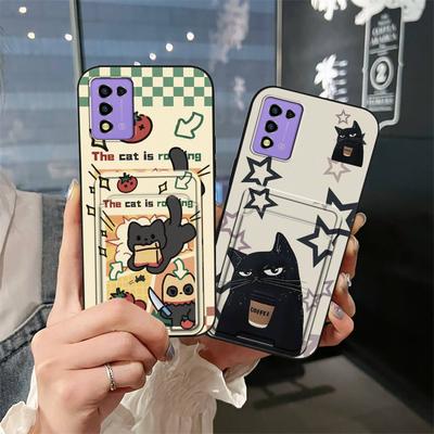 Fashion Design Cartoon Phone Case For ZTE Libero 5G iii/A202ZT Protective Shockproof Card Sleeve Cover Anti-dust Cute