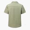 Summer Fashion Men's Casual Shirt Short Sleeve Solid Color Cargo Work Shirts with Pocketbreathable Shirts Men