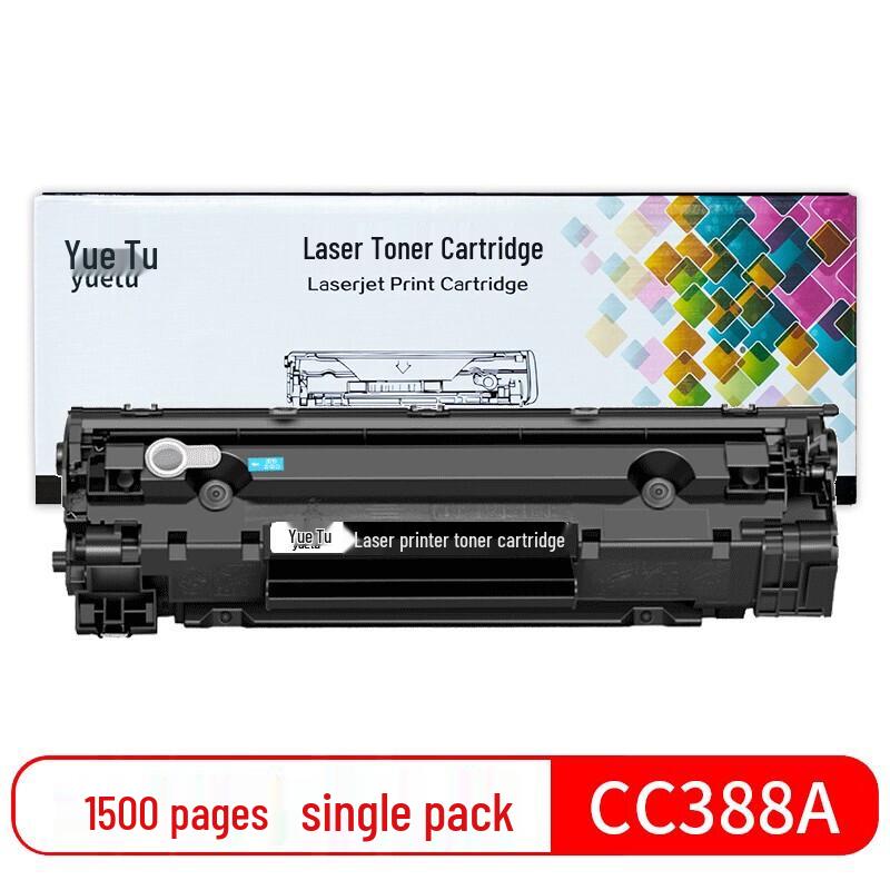Yuetu Compatible HP 88A/CC388A Black Toner Cartridge