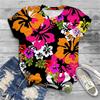 3D Printed Women's T-shirt Round Neck Casual Short Sleeved Shirt Korean Urban Fashion Summer New Product