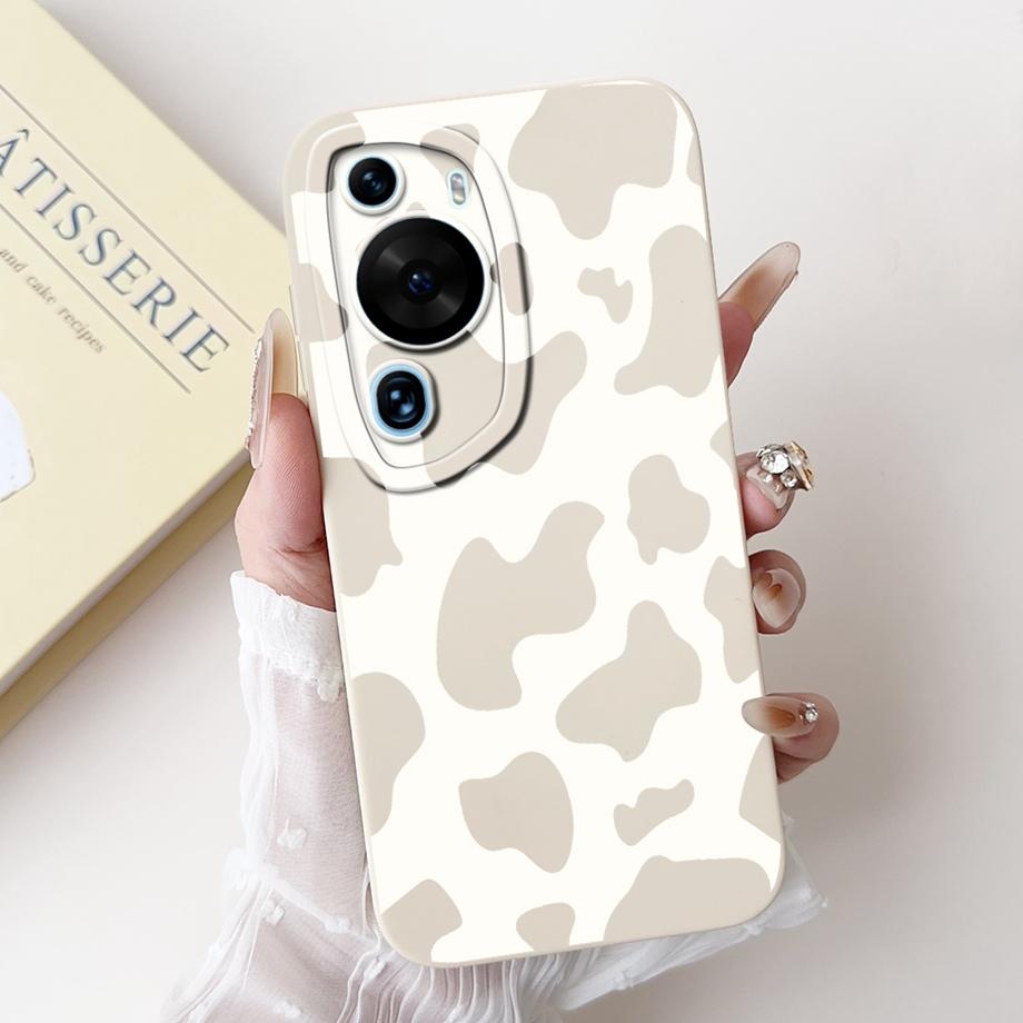 For Huawei P60 Art P60 Pro HuaweiP60 Case Cover Soft Silicone TPU Flower Butterfly Girly Fashion Painting Bumper Fundas