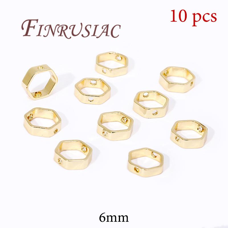 14K Gold Plated Circle Frames,Bead Frame,Bracelet Making Supplies,Jewelry Accessories,Spacer Beads Connectors pieces