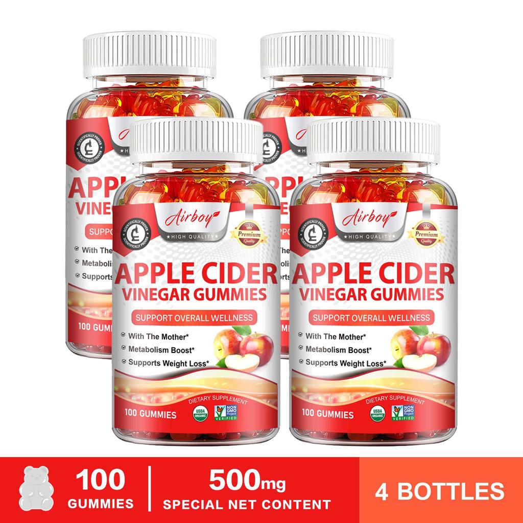 Appelazijn gummies, met een mix van vitamine B6, B12 en foliumzuur, zijn mild, gemakkelijk opneembaar en geschikt voor zowel mannen als vrouwen.