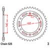 525 Motorcycle Rear Sprocket Gear 10.5MM Bolts For BMW F650GS K72 08-12 F700GS 13-18 F800GS Adventure 08-18 F800R 2009-