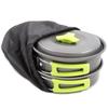 2021 High Quality Outdoor Fast Thermal Conductivity Tableware Mess Kit Kettle Cup Pot Set for Camping Hiking Picnic Travel Cookware Set