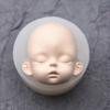 3D Doll Head Baby Face Silicone Mold Handmade Soap Clay Plaster Mold Fondant Chocolate Mold Biscuit Sugar Craft Mold DIY