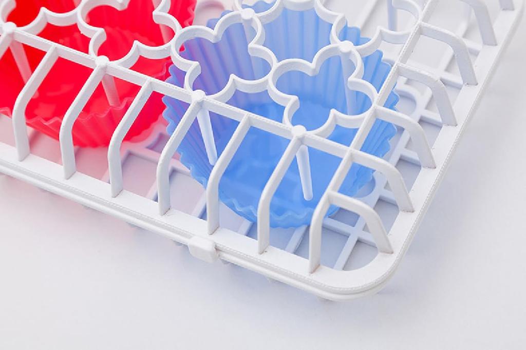 KOKUBO Dishwasher Accessories Washing Basket of 2 22 x 13 x Dishwasher Accessories Storage Silicone Cup Case Divider Baby Items (Set / Approx. 5cm)