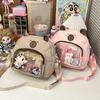Transparent Cartoon Capybara Shoulder Bag Backpack Adjustable Strap Shoulder