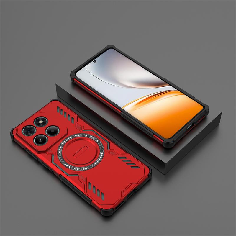 For Motorola Edge 60 Case For Moto Edge 60 Anti-knock Magnetic Adsorption Wireless Charge Cover For Moto Edge 60 Case 6.67 Inch