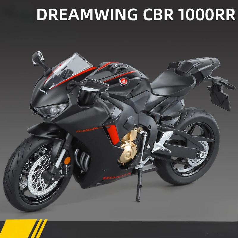 1:9 Honda CBR 1000RR-R FIREBLADE SP Toy Motorcycle Model Music Light Alloy Diecast Vehicle Model Toys Essential Ornaments