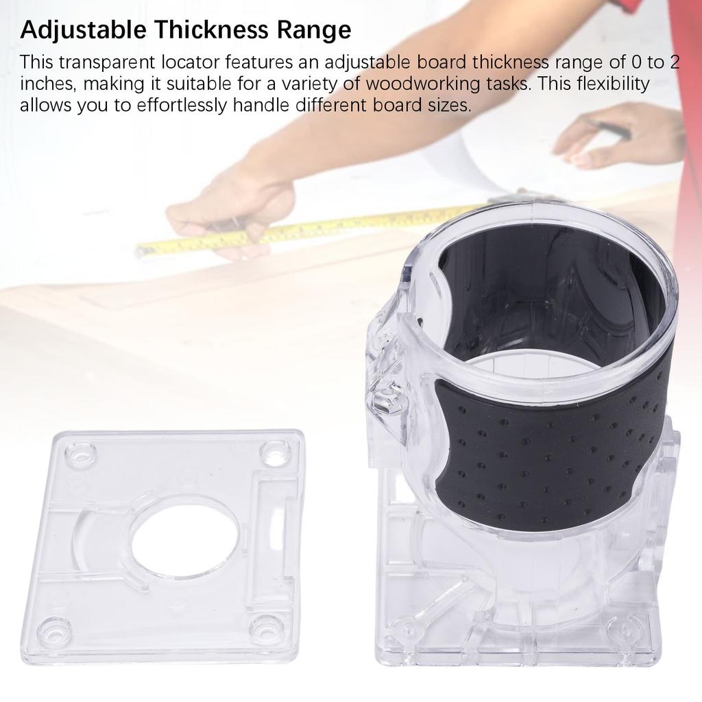 Invisible Fastener Slotting Bracket 0 to 2 Inch Adjustable Trimming Machine Slotted Bracket for Woodworking