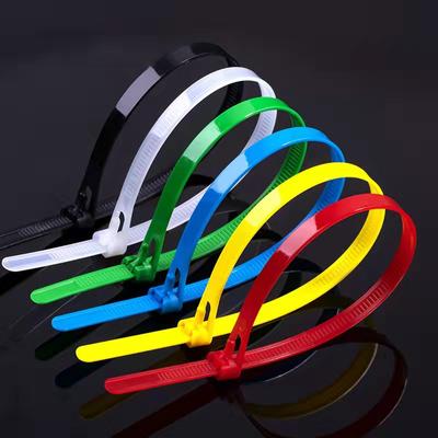 100 pz Fascette di Cavi Riutilizzabili in Plastica 5*200mm Rilasciabili Nylon Allentate Nodo Scorrevole Riciclabili Staccabili Fascette per Cavi