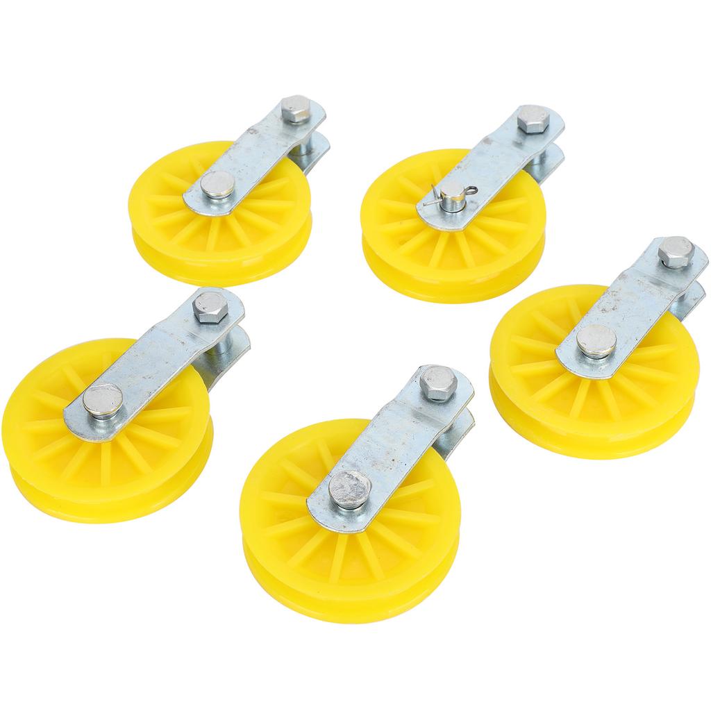 5PCS Large Metal Automatic Waterline Fixed Pulley for Livestock Farm Chicken House
