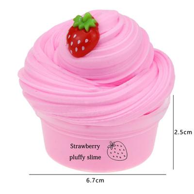 60ml Βουτυρόκολλα Slime Χωρίς να Κολλάει με Γούρι Εξαιρετικά Μαλακή Ανακούφιση Άγχους Φρούτο Κεράσι Slime Παιχνίδι για Παιδιά