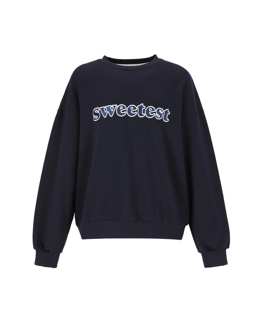 SWEET SOUP Signature Lettering Sweatshirt (Wb2Ltf1)