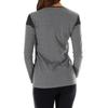 DB756 Damen Langarm-Outdoor-T-Shirt mit V-Ausschnitt