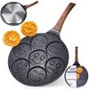 Granite egg pan 7 holes BLACK&WOOD 26 cm