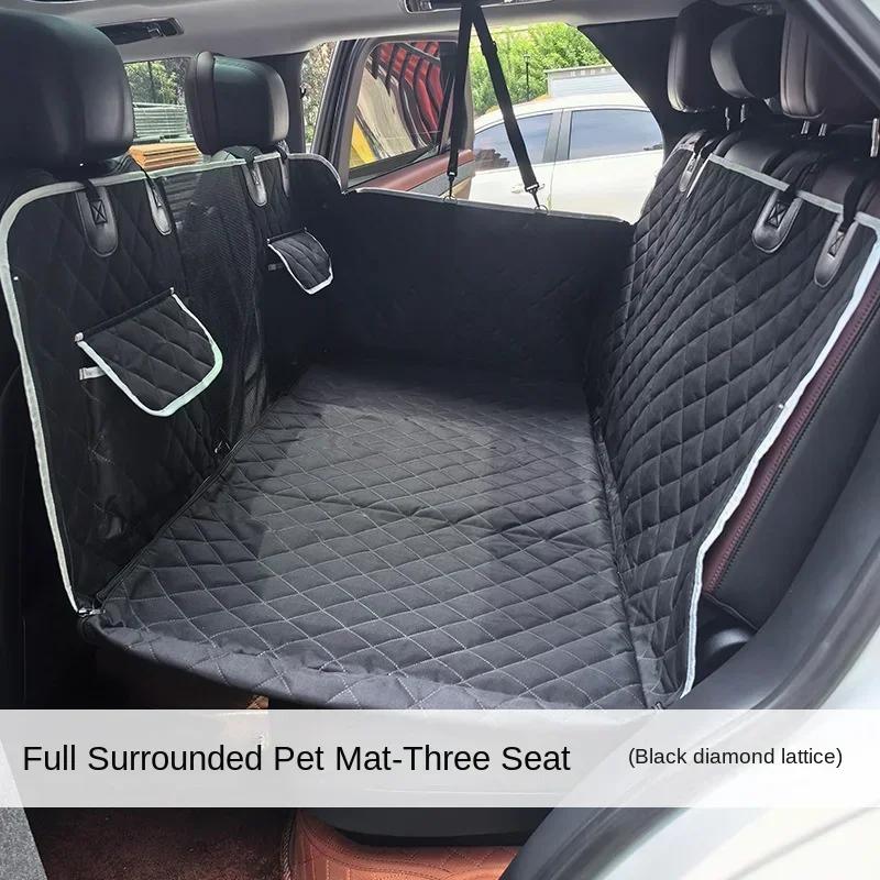 Car Back Seat Cover Large Dog Travel Protective Cover Bearing 100kg Durable Mat for Cars Truck SUV Waterproof Pet Protection Mat