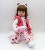 48cm Cloth Body Fawn Short Curly Hair Reborn Doll Toy