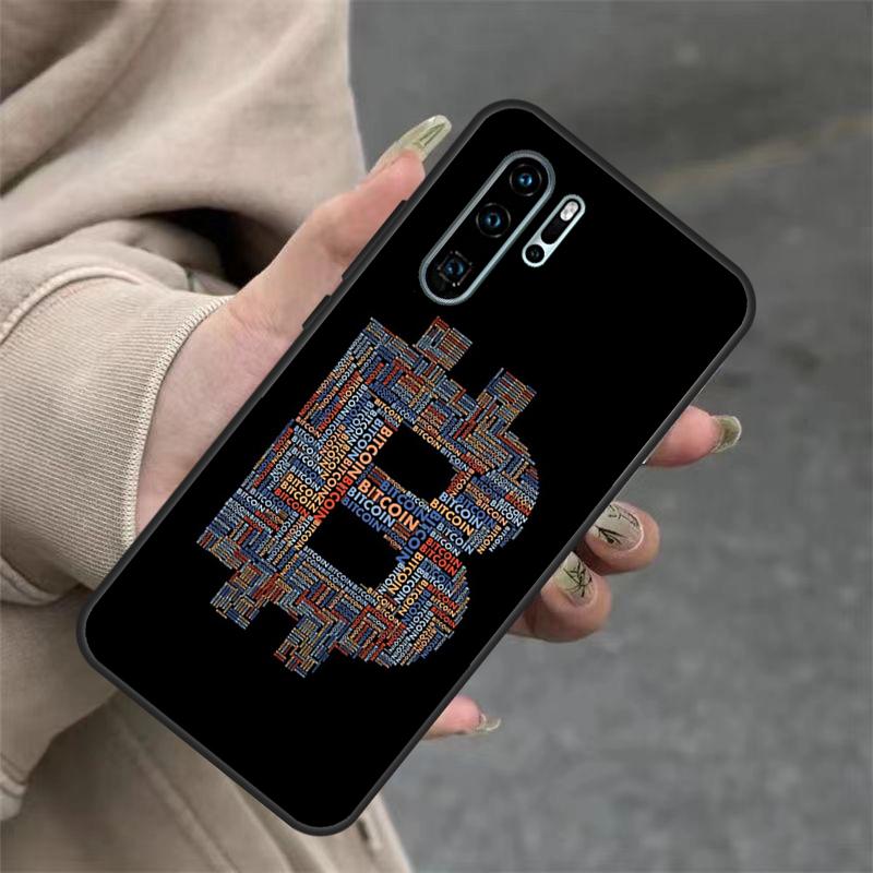 Bitcoin BTC Case For Huawei Nova 9 SE 10 5T 11i 8i 7i 3i Y61 Y91 Y60 Y70 Y90 P20 P40 Lite P30 Pro Cover