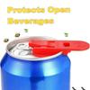 Yousheng Manual Can Opener Easy Drink Protector Cap Leakproof Top Ring Tool Plastic Shields Prevent Dust Can Openers for Pop Coke Beer Soda Aluminum