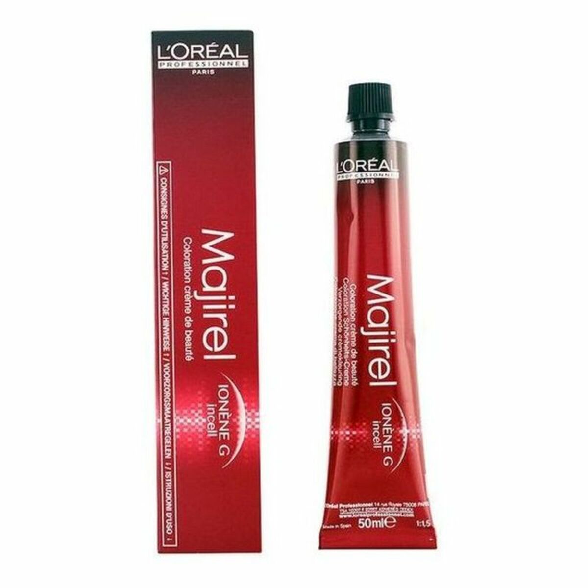 

Majirel Permanent Dye L Oreal Professionnel Paris Majirel No. 1 50 ml
