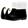 Christmas Adult Santa Claus Shoes Red Ankle Boots Role Play Accessories Party Stage Performance Props Unisex