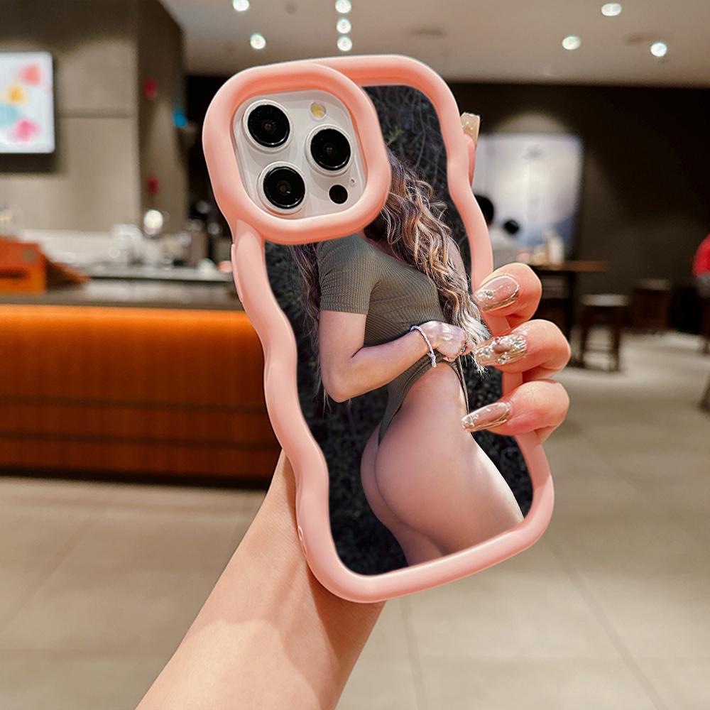 

Мягкий чехол для телефона Macaron Big Wave для iPhone 11 12 13 14 15 Pro Max Samsung A13 A23 A14 A24 A53 A54 A55 Xiaomi Redmi Note 13 12C, чехол A50 Sommer Ray itel P55 4G(itel A70)