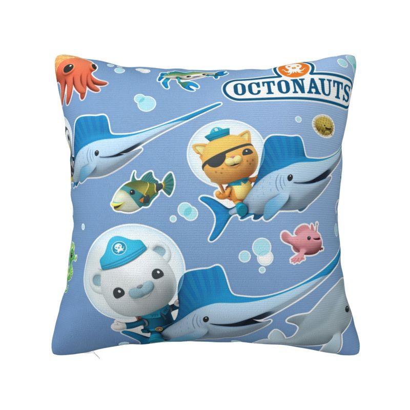 Custom Disney The Octonauts Adventure Luxury Pillow Cover Home Decor Car Cushion