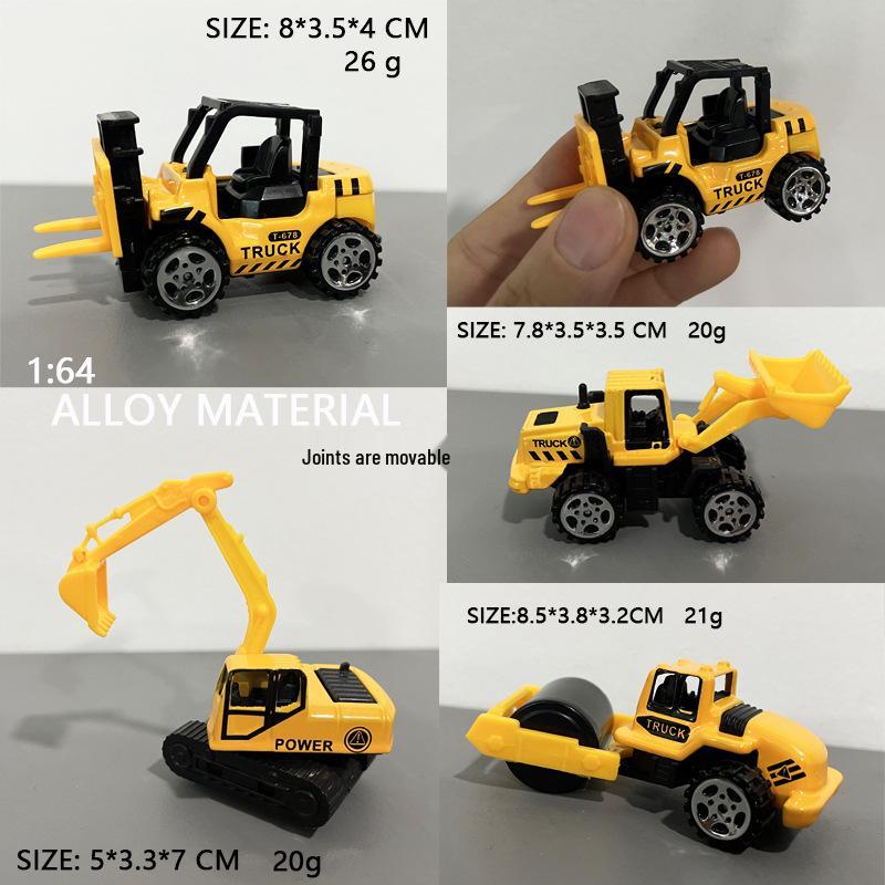 Kids' Mini Car Model with Tracks & Parking Lot - Educational Alloy Toy Gift