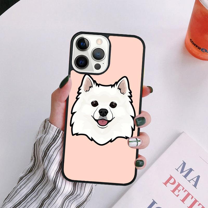 Japanese Spitz Dog Phone Case For iPhone 17 Air 14 13 12 16Pro Max 15  Plus Cover Shell Max coque