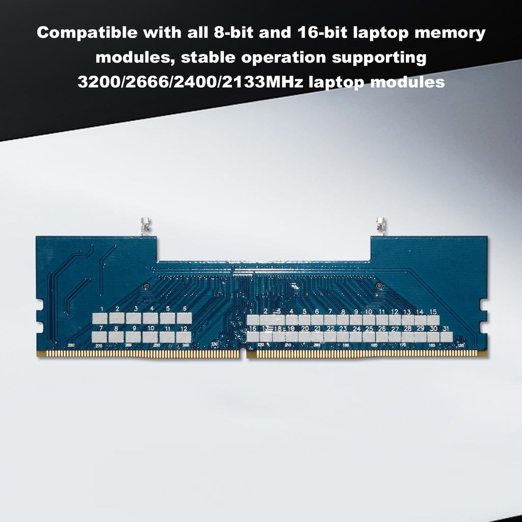 Laptop DDR4 SODIMM To Desktop DIMM 4-Layers Desktop Memory Adapter 3200/2666/2400/2133MHZ Memory RAM Adapter